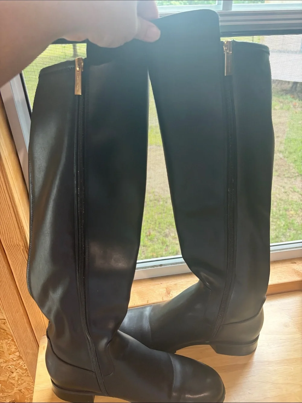 Michael Kors Black Over-the-Knee Riding Boots - 8